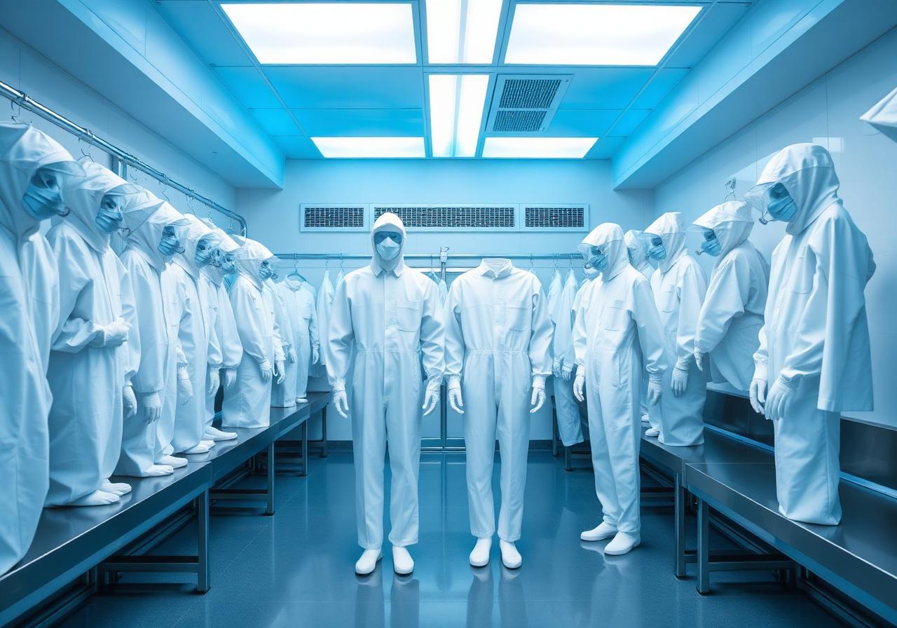 Contamination Control capability at BioPulse Solutions cleanroom facility.